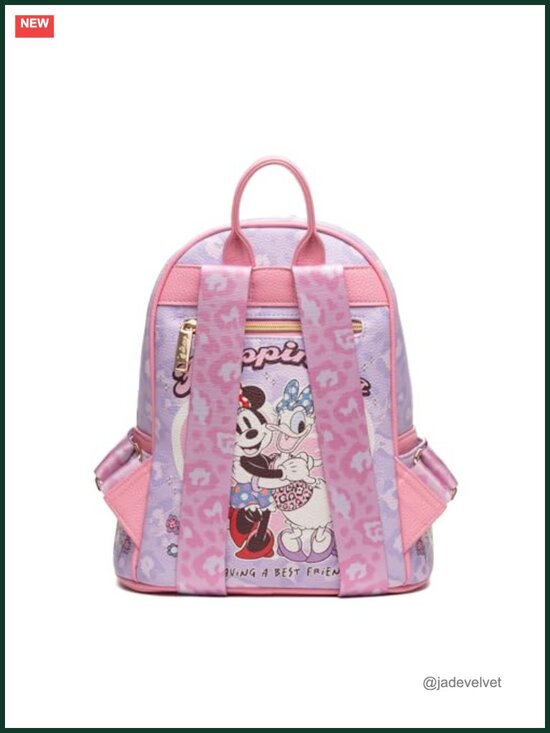 Disney Minnie Mouse Daisy Duck Vegan Leather Mini Daypack Backpack
